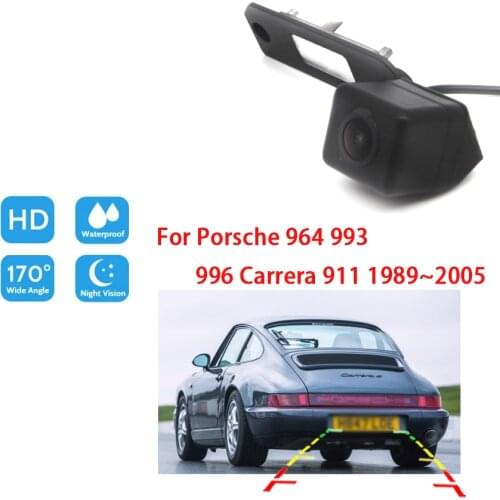 For Porsche 964 993 996 Carrera 911 1989~2005 Car Rear View CCD Full HD Night Vision Parking Camera Waterproof high quality RCA