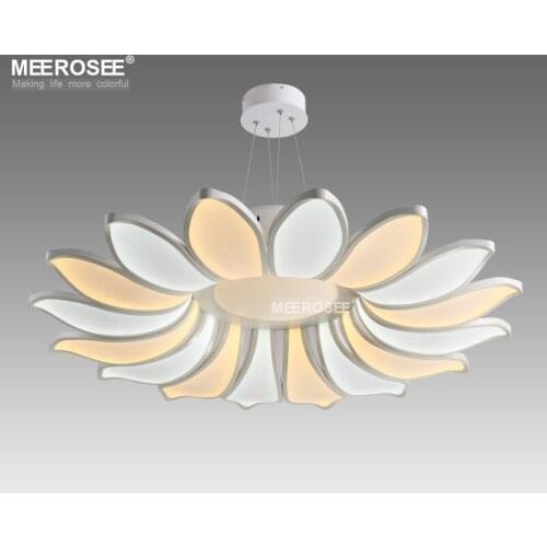 Creative Led Ceiling Light Fixture Modern 16 Petals Flower Acrylic Led Lamp Lustres Dining Living Room lampara techo Luminaria