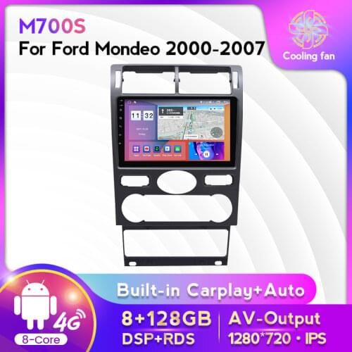MEKEDE Octa-core 1280X720 HD Android For Ford Mondeo 3 2000 - 2007 Car Stereo Radio GPS 2 Din Navigation BT Wifi Player