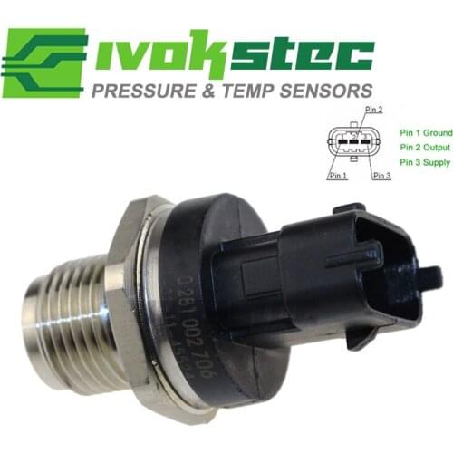 NEW 1800 Bar Fuel Rail Pressure Sensor 0281002706 0281002903 0281002937 For VOLVO For FIAT JACK For RENAULT
