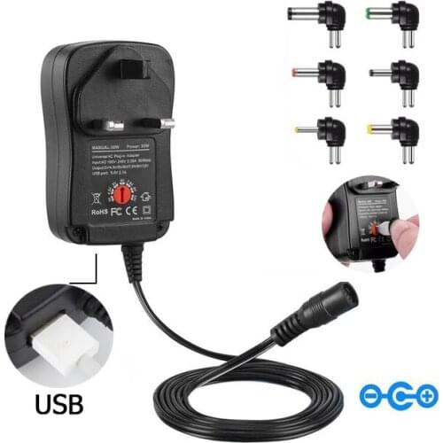 New 3-12V 30W Multifunction Power Adapter For monitor Adjustable Switching power supply