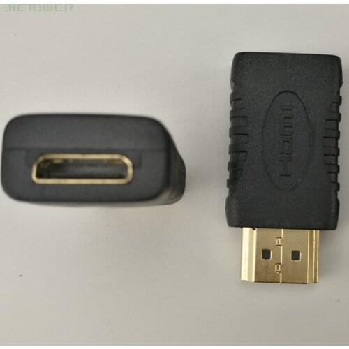 Mini HDMI Female To HDMI Male Adapter Converter Gold Plated Connector Cable for HDTV 1080P Xbox 360 50PCS/LOT