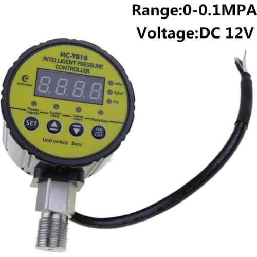 DC 12V 0.1MPA Pressure switch / air compressor switch / pump electronic pressure switch/electronic pressure switch