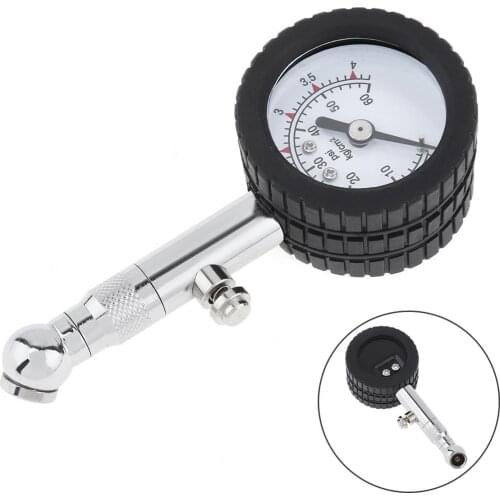 High Quality Portable UNIT YD-6025 Accurate Automobile Car Tire Air Pressure Gauge Tester 0-60PSI Dial Meter for Vehicle