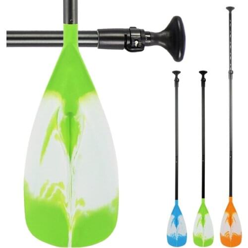 Aluminum Alloy SUP Paddle - 3 Piece Adjustable Stand Up Paddleboard Paddle