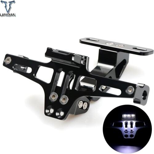 Motorcycle Adjustable License Number Plate Frame Holder Bracket For Mv Agusta brutale 800/ dragster 800 /RR F3 800/AGO/RC/AMG