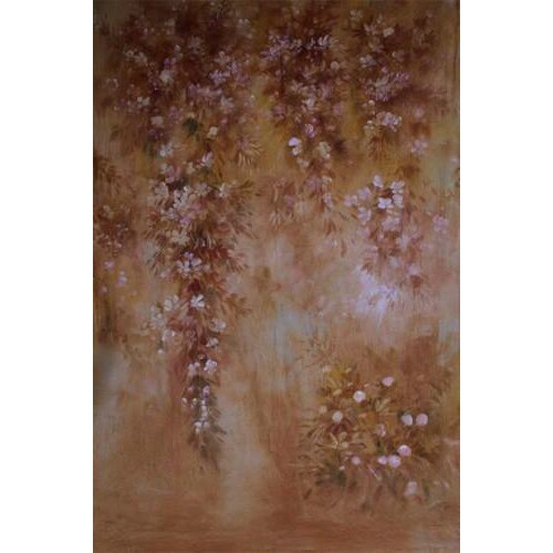 10x10ft/3x3m scenic Muslin Backgrounds Photography Photo Studio Backdrops Hand painted flower Muslin Backdrop wedding