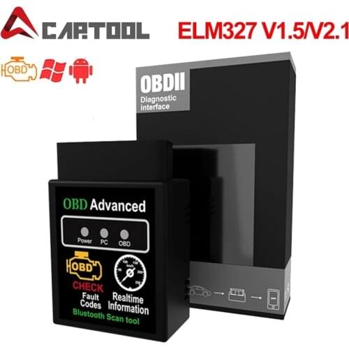 ELM 327 V1.5 wifi ELM327 Bluetooth-compatible HHOBD2 v1.5 Android Car Scanner Automotive OBD 2 Auto Diagnostic Tool OBDII Scaner