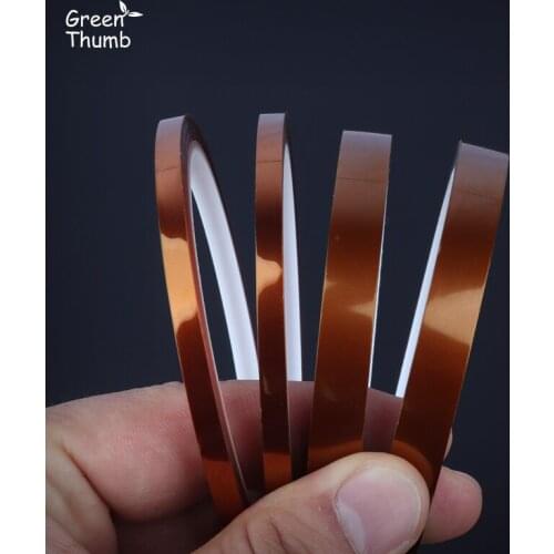 1 Kit High Temperature Polyimide Adhesive Kapton Tape Heat Resistant Insulating SMT BGA PCB Finger Masking 5pc 10mm 10cs 5mm