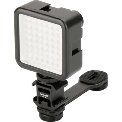 Ulanzi PT-3 Gimbal Accessories Triple Cold Shoe Mounts Plate Microphone Led Video Light Extension Bracket Microphone Stand