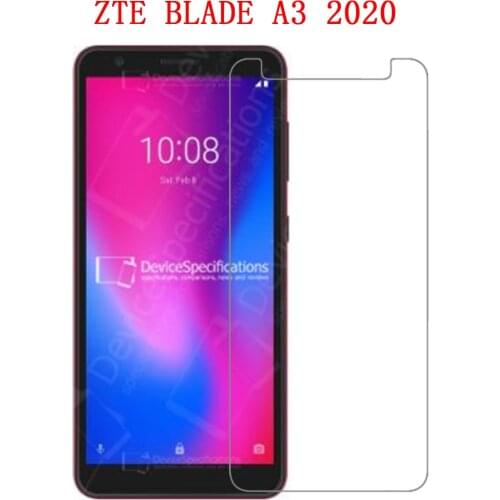 Tempered Glass For ZTE Blade A3 2020 Case 9H 2.5D Protective Film Explosion-proof Clear Screen Protector Phone Cover