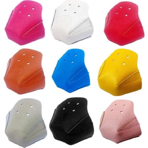 1 pair Toe Cap Protective Cover Ice Skates Toe Cap PU Leather Roller Skate Cap Protectors Toe Cap Guard Protectors