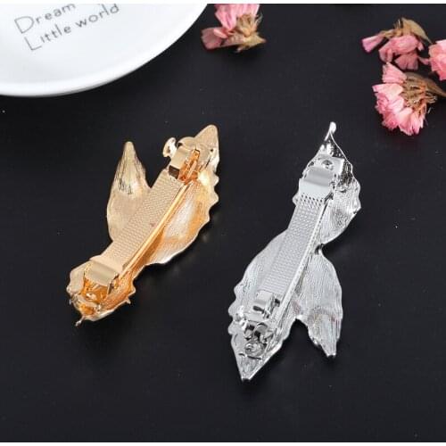 New Vintage Leaves Irregular One Font Metal Hairpins 1pc Hair Jewelry Hairwear Accessory Hair Clip Ornaments Party