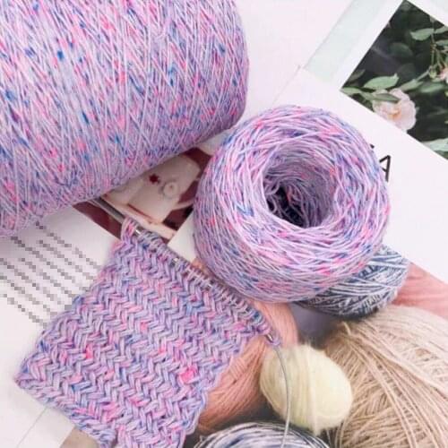 500g Colored dot yarn for knitting Hand knitting Acrylic yarn Crochet threads Knit sweater coat scarf yarn shawl Wool yarn ZL49