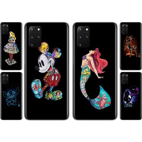 Disney Princess Marvel For Samsung S20 FE A91 A81 A72 A71 A52 A51 A42 A41 A32 A31 A21 A12 Lite Transparent Phone Case