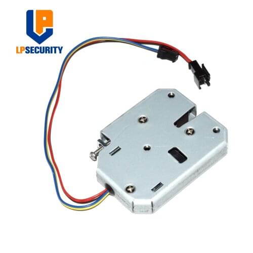 DC12V Zincification steel Mini electric Lock Locker Smart Cabinet Lock picks latch fail secure for express cabinet cupboard case