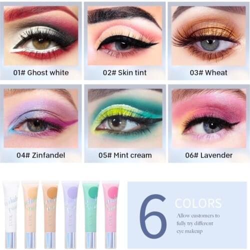 DEROL Matte Eye Shadow Primer Eye Primer Concealer Base Makeup Hold Makeup Waterproof And Sweat-proof Primer Easy To Color TSLM1