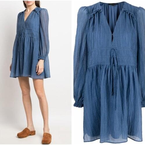 Синие летние платья EOSEENY China At AliExpress