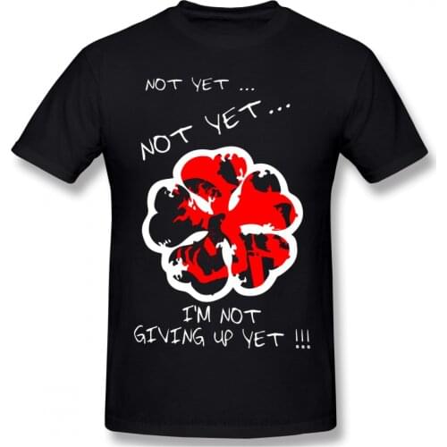 Men Clothing Black Clover Yuno Asta Fantasy Anime TShirt Red T-Shirt I'm Not Given Up Men Fashion Short Sleeve