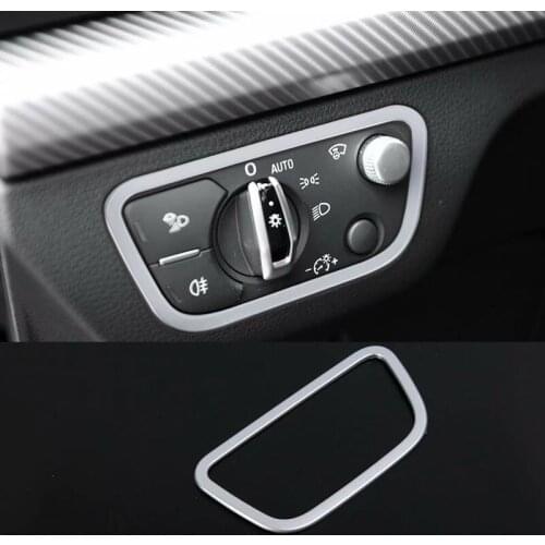 For Audi Q5 FY 2018 2019 CHROME HEAD FOG LIGHT LAMP ADJUST BUTTON SWITCH CONTROL COVER ACCESSORIES