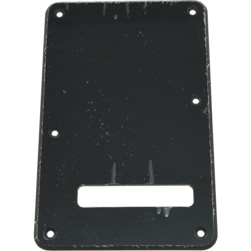 KAISH Black 1 Ply ST Style Guitar Tremolo Trem Spring Cover Back Plate