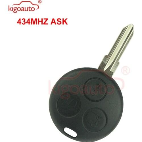 Kigoauto 3button 434Mhz remote key for Mercedes smart Fortwo ROADSTER 2002 2003 2004 2005