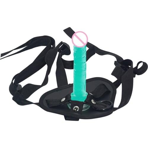 Crystal Dildos Artificial Realistic Penis Adult Sex Toys for Women Lesbian Vagina Anal Stimulator Strap On Dildos and Harness