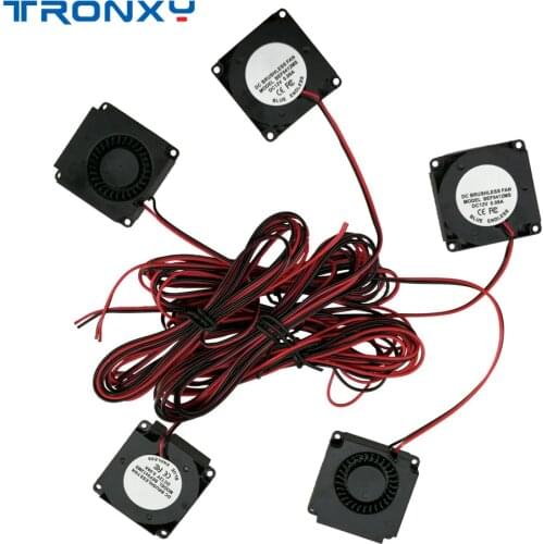 Tronxy 3D Printer part Fan 4010 Blower 12V 0.09A Exhaust Brushless DC Cooler Small Cooling Fan Part Accessories 40x40x10mm