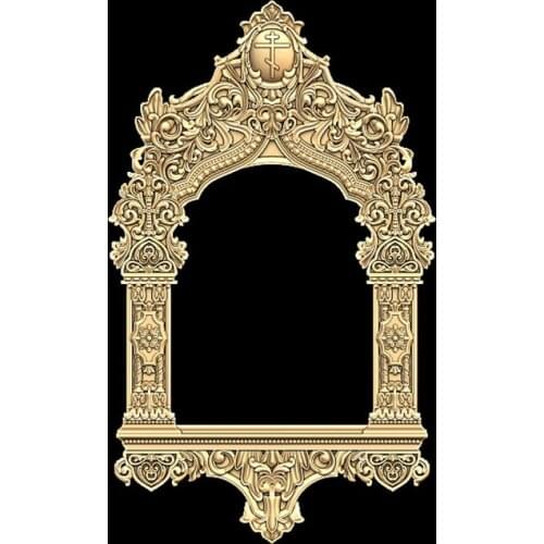 3D model relief Kiot STL model for CNC Router carving engraving artcam aspire Religion Cross Sign