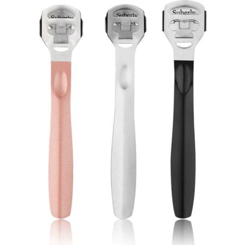 Foot Callus Shaver RaspHeel Hard Skin Remover Hand Feet Pedicure Razor Tool Shavers Stainless Steel Handle Foot File Grater