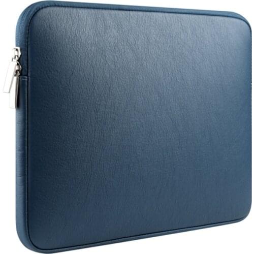 Newest ESLOTH Gray PU Leather Waterproof Laptop Sleeve Bags Notebook Cases Computer Cover for 13 inch For Macbook A1706/1708