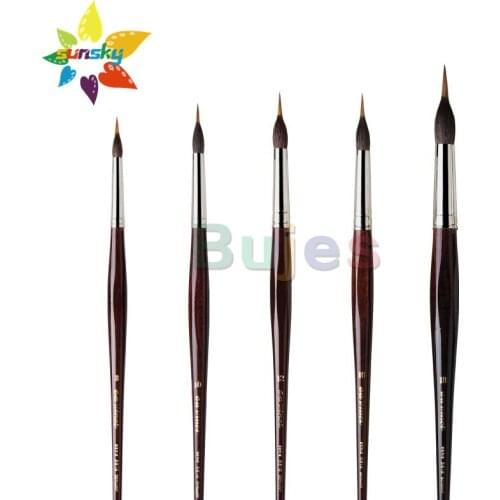 Original Germany da vinci 5519 Mixed animal hair Kazan Squirrel hair Mink hair Needle point pen Professional Watercolor brush