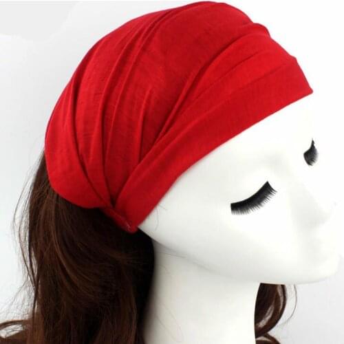 Sale Women Spring Autumn Suede Headband Vintage Elastic Hair Bands Soft Solid Girls Hairband Hair Accessories