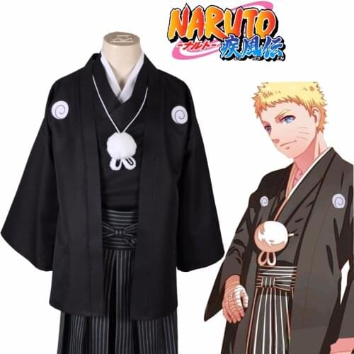 Shippuden Uzumaki Narut Kimono Wedding Suit Cosplay Costume