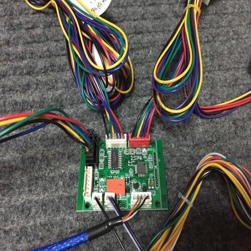 Three sides machine spare parts horizontal Cocktail Machine with USB LX Trackball Harness Wires Tracking Ball Converter Board