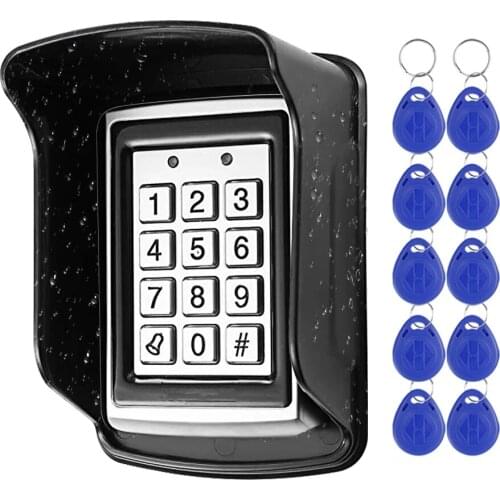 Standalone RFID Card Access Control System 1000 Users Door Metal Access Controller ID Card Door Control M01