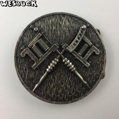 WesBuck Brand Nail Tool Belt Buckle with PU Leather Practical Sugru Metal Buckle for Ben Business Man Fashion and Leisure Belts