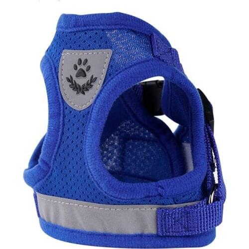 Dog Cat Harness Vest And Leash Set Reflective Pet Clothes No Pull Strap Belt Lead Rope For Small Medium Dogs Chihuahua Accessory