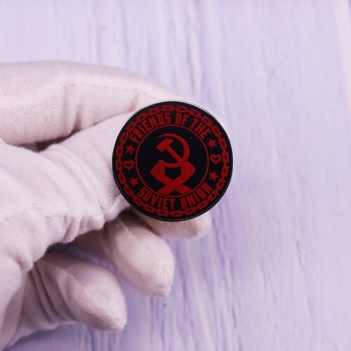Friends of The Soviet Union Pin Button Badge