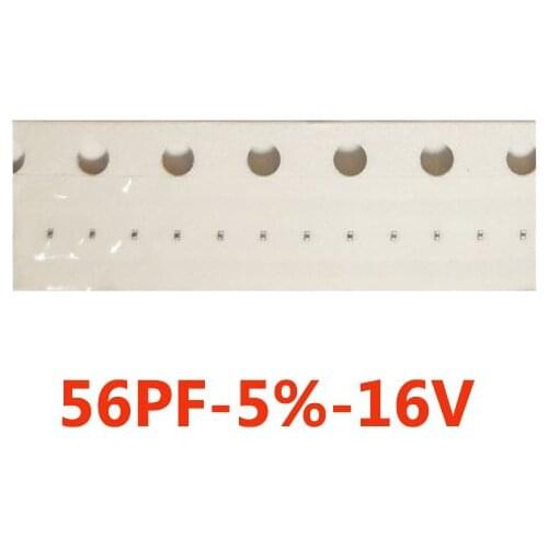 10pcs/lot C2000 C2093 C2090 C2089 C2058 56PF 16V 5% 01005 NP0-C0G for iphone 6 6plus motherboard fix part