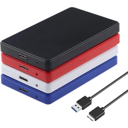 2.5inch USB 3.0 5Gbps External Hard Disk Drive Enclosure Storage Container Case