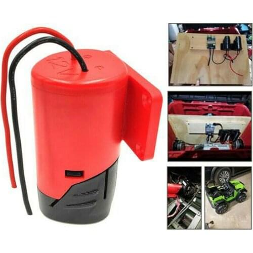 Battery mounts DIY parts for milwuakee M12 12V battery adapter convert to 2 wiring output