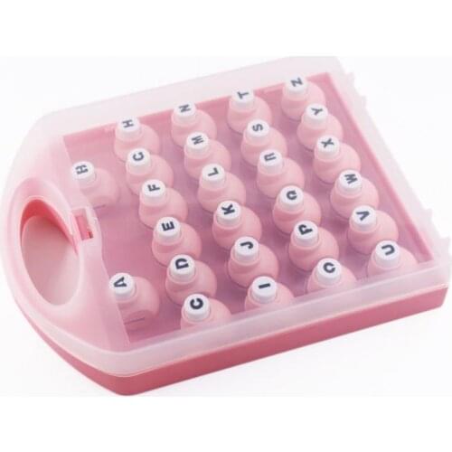 Free shipping 26 English letter / alphabet craft hole punch set Scrapbook Handmade punchers paper cutter