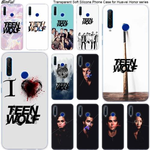 Hot Teen wolf Soft Silicone Phone Case for Huawei Honor 20 20i 10 9 8 Lite 8X 8C 8A 8S 7S 7A Pro View 20 Fashion Cover