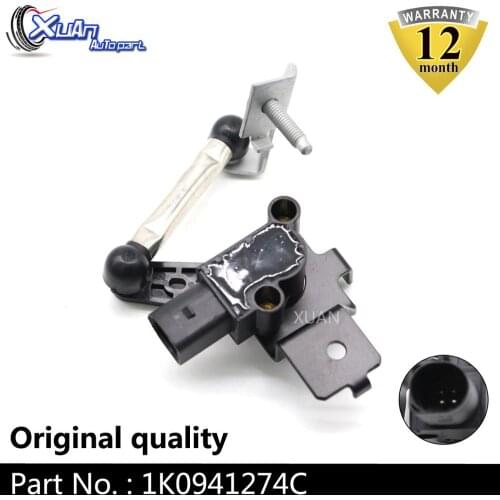 Xuan Headlight Level Sensor 1K0941274C For Audi A3 A6 Volkswagen Caddy Golf EOS SuberB Scirocco Touran Altea Leon Toledo Octavia