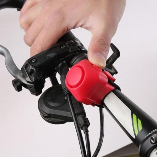 Electric Cycling Bell 90 dB Horn Rainproof MTB Bicycle Handlebar Silica Gel Shell Ring Bike Bell Bicycle Accessories Horn Bell