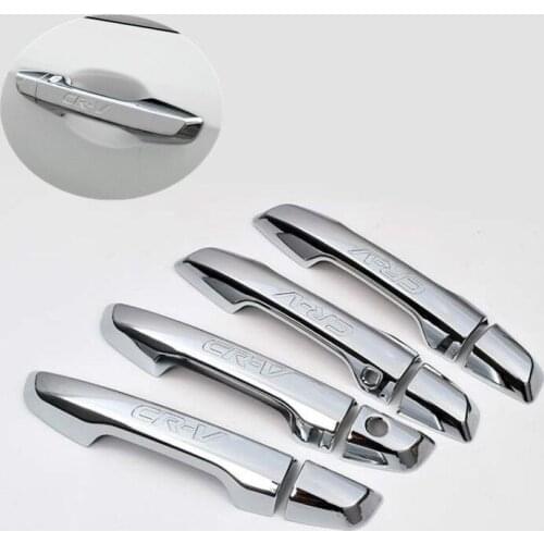 FUNDUOO For Honda CR-V CRV 2017 2018 2019 New Chrome Door Handle Covers trim Overlay Car Accessories Car Styling
