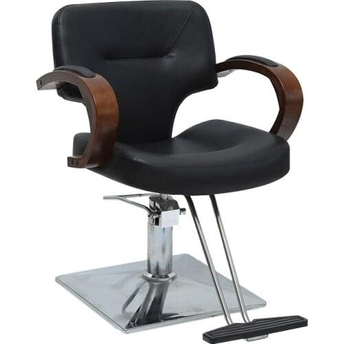 Hydraulic Retro for Hair Salon Liftable Barber Chair Hairdressing Salon Hair Cutting Chair Salon Chairs for Hair Stylist