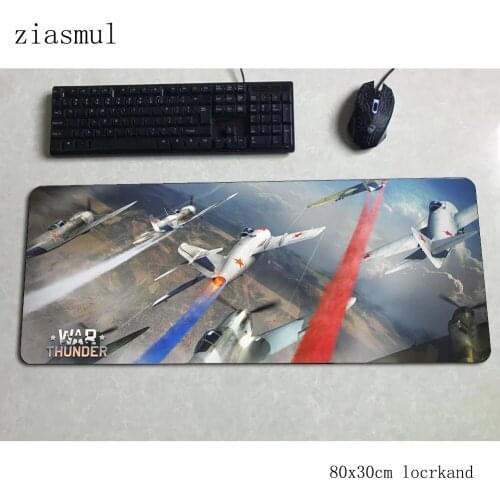 War thunder padmouse 80x30cm gaming mousepad game thick large mouse pad gamer computer desk esports mat notbook mousemat pc