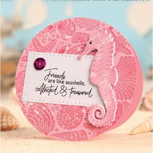 KLJUYP Seahorse Metal Cutting Dies Stencils for DIY Scrapbooking/photo album Decorative Embossing DIY Paper Cards